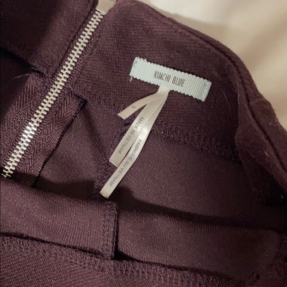 Urban Outfitters Maroon Pleated Skirt - Picture 3 of 3